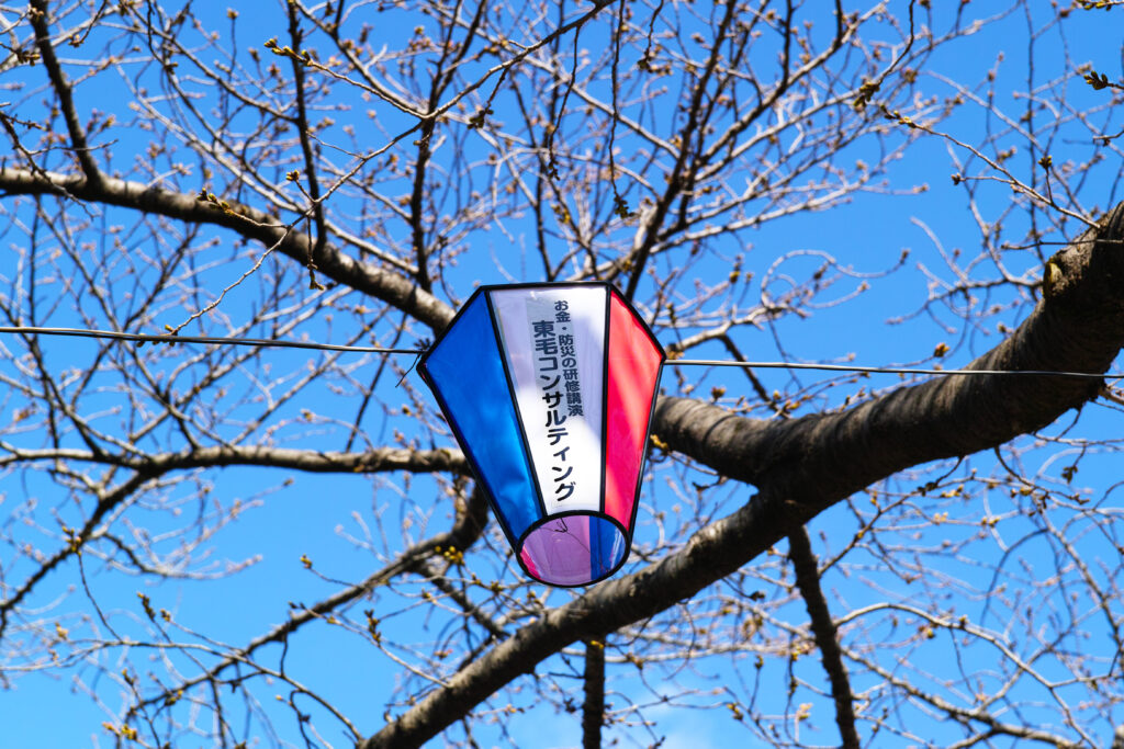 館林さくらまつり2026協賛ぼんぼり